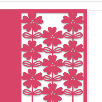 Intra απο ξύλο plywood 3mm-4mm πάχος – Κάρτα Wild Rose Flower Δίασταση  20x20 cm INTRAFABR-14346515 - Image 2