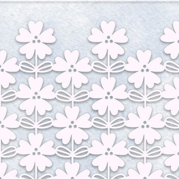 Intra απο ξύλο plywood 3mm-4mm πάχος – Φανάρι με δαντέλα Wild Rose Δίασταση  20x20 cm INTRAFABR-14346860 - Image 2