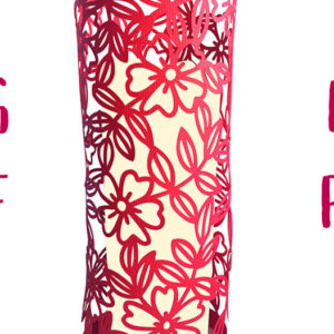 Intra απο ξύλο plywood 3mm-4mm πάχος – Φανάρι Wild Roses Papercut Δίασταση  20x20 cm INTRAFABR-14022823