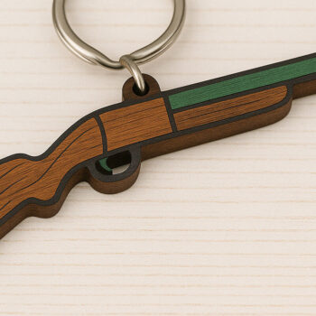 Intra απο ξύλο plywood 3mm-4mm πάχος – Πακέτο μπρελόκ Wild West – 12 σχέδια Δίασταση  5x5 cm INTRAFABR-120897075 - Image 3