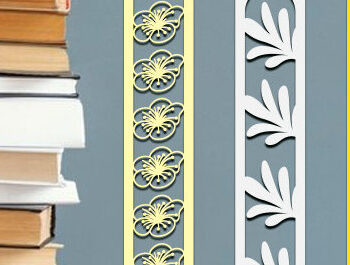 Intra απο ξύλο plywood 3mm-4mm πάχος – Σετ σελιδοδείκτη Wildflower Δίασταση  20x20 cm INTRAFABR-90656808 - Image 1