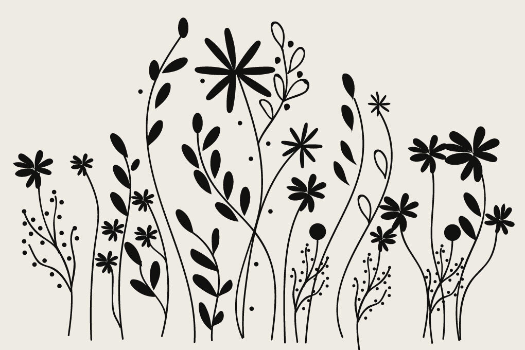 Intra απο ξύλο plywood 3mm-4mm πάχος – Πακέτο Wildflower Flower Δίασταση  20x20 cm INTRAFABR-62422058