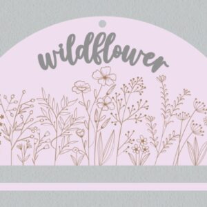 Intra απο ξύλο plywood 3mm-4mm πάχος – Wildflower Macrame Laser Δίασταση  20x20 cm INTRAFABR-29007692