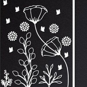 Intra απο ξύλο plywood 3mm-4mm πάχος – Αρχείο κομμένο από χαρτί Wildflower Floral Δίασταση  20x20 cm INTRAFABR-31979404