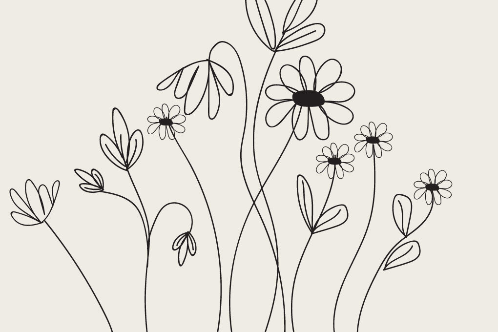 Intra απο ξύλο plywood 3mm-4mm πάχος – Wildflower Spring Flower Δίασταση  20x20 cm INTRAFABR-62503765