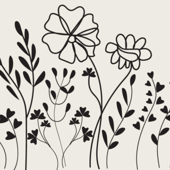 Intra απο ξύλο plywood 3mm-4mm πάχος – Wildflower Spring Flower Δίασταση  20x20 cm INTRAFABR-62422547 - Image 1