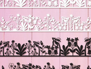 Intra απο ξύλο plywood 3mm-4mm πάχος – Wildflowers Art Wall Art Δίασταση  40x30 cm INTRAFABR-89822263 - Image 1