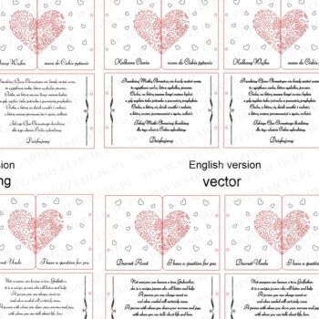 Intra απο ξύλο plywood 3mm-4mm πάχος – Will You Be My Godparents Πρόσκληση Δίασταση  20x20 cm INTRAFABR-30803233 - Image 4