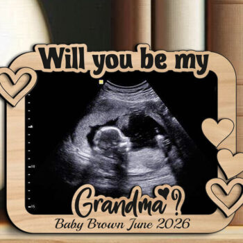 Intra απο ξύλο plywood 3mm-4mm πάχος – Will You Be My Grandma Ultrasound Δίασταση  20x20 cm INTRAFABR-123098301 - Image 4