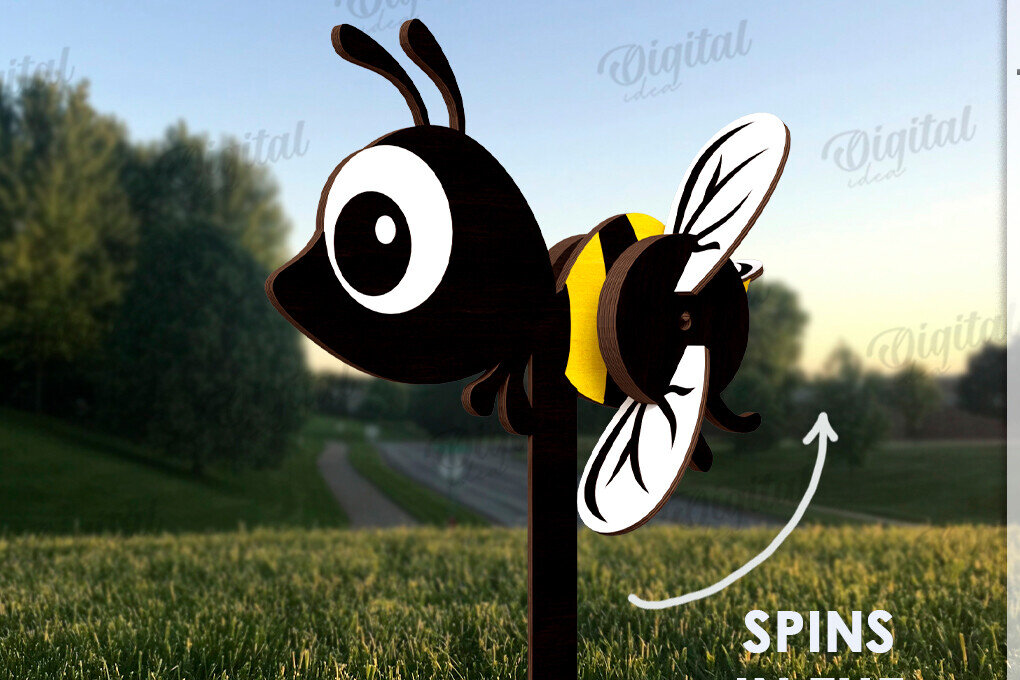 Intra απο ξύλο plywood 3mm-4mm πάχος – Windmill Garden Decor Cut Laser Δίασταση  20x20 cm INTRAFABR-123089789