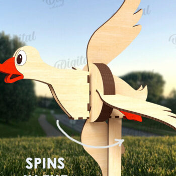 Intra απο ξύλο plywood 3mm-4mm πάχος – Windmill Garden Decors Bundle Cut Laser Δίασταση  20x20 cm INTRAFABR-122879081 - Image 8