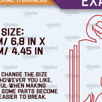 Intra απο ξύλο plywood 3mm-4mm πάχος – Διακόσμηση παραθύρων. Πακέτο αποκριών Δίασταση  20x20 cm INTRAFABR-107496503 - Image 2