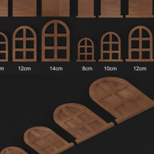 Intra απο ξύλο plywood 3mm-4mm πάχος – Πρότυπο πλαισίου παραθύρου 133 Δίασταση  20x20 cm INTRAFABR-118106824