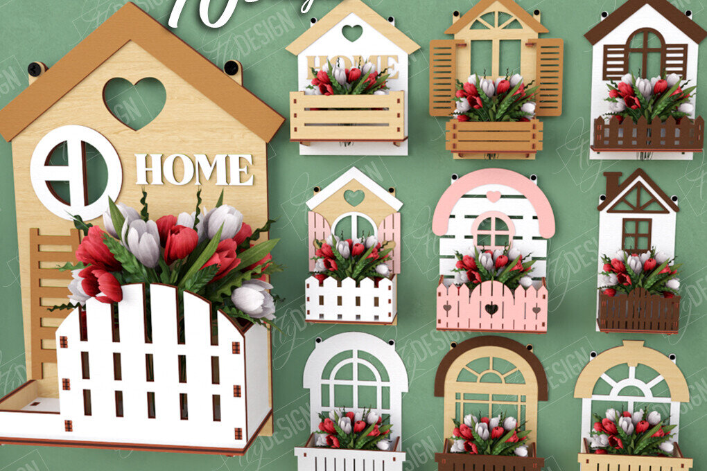 Intra απο ξύλο plywood 3mm-4mm πάχος – Δέσμη κοπής με λέιζερ τοίχου παραθύρου Δίασταση  40x30 cm INTRAFABR-122890431