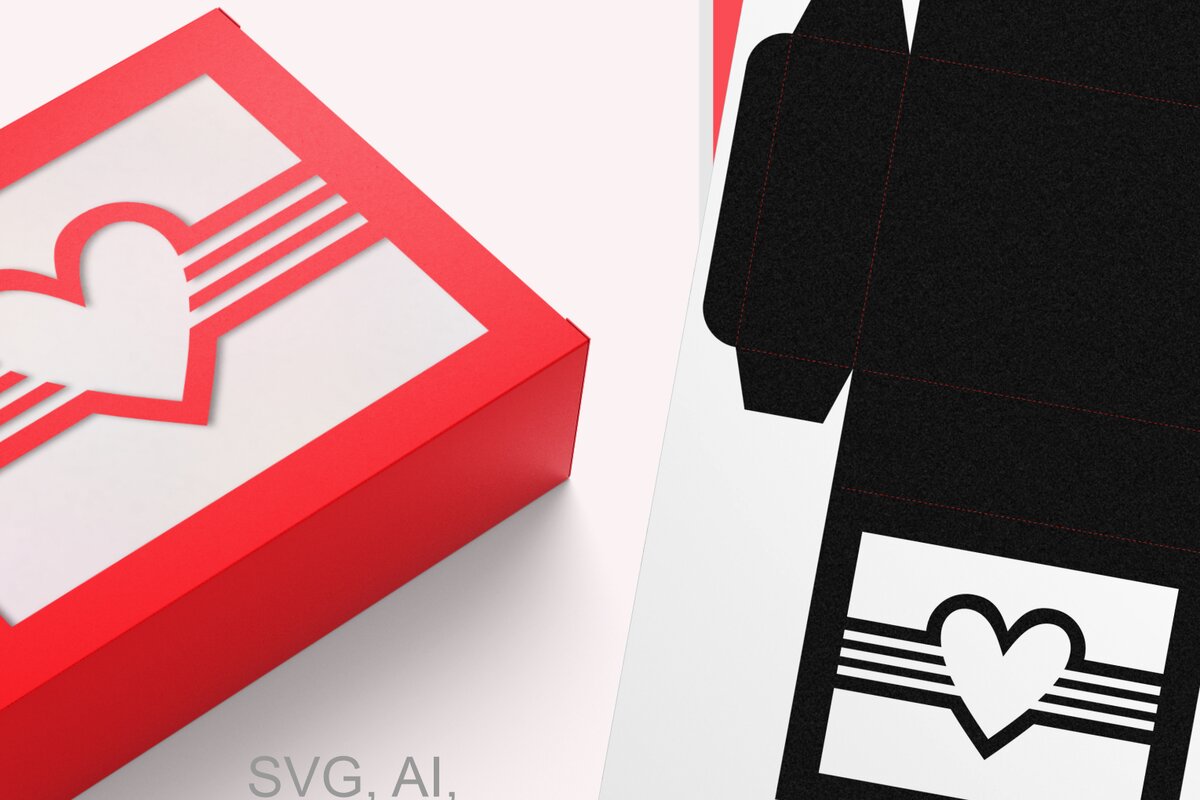 Intra απο ξύλο plywood 3mm-4mm πάχος – Παράθυρο με Μπομπονιέρα Heart N Stripes Δίασταση  20x20 cm INTRAFABR-69778194