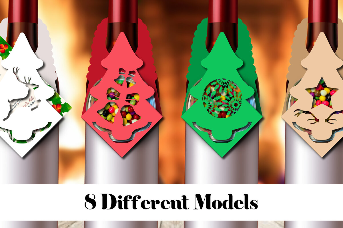 Intra απο ξύλο plywood 3mm-4mm πάχος – Πακέτο ετικετών χριστουγεννιάτικου δώρου μπουκαλιού κρασιού Δίασταση  20x20 cm INTRAFABR-81092826