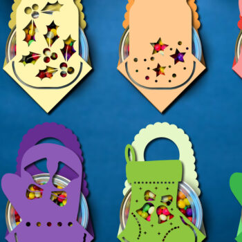 Intra απο ξύλο plywood 3mm-4mm πάχος – Μπουκάλι κρασιού Χριστουγεννιάτικες ετικέτες Πακέτο Δίασταση  20x20 cm INTRAFABR-81097544 - Image 1