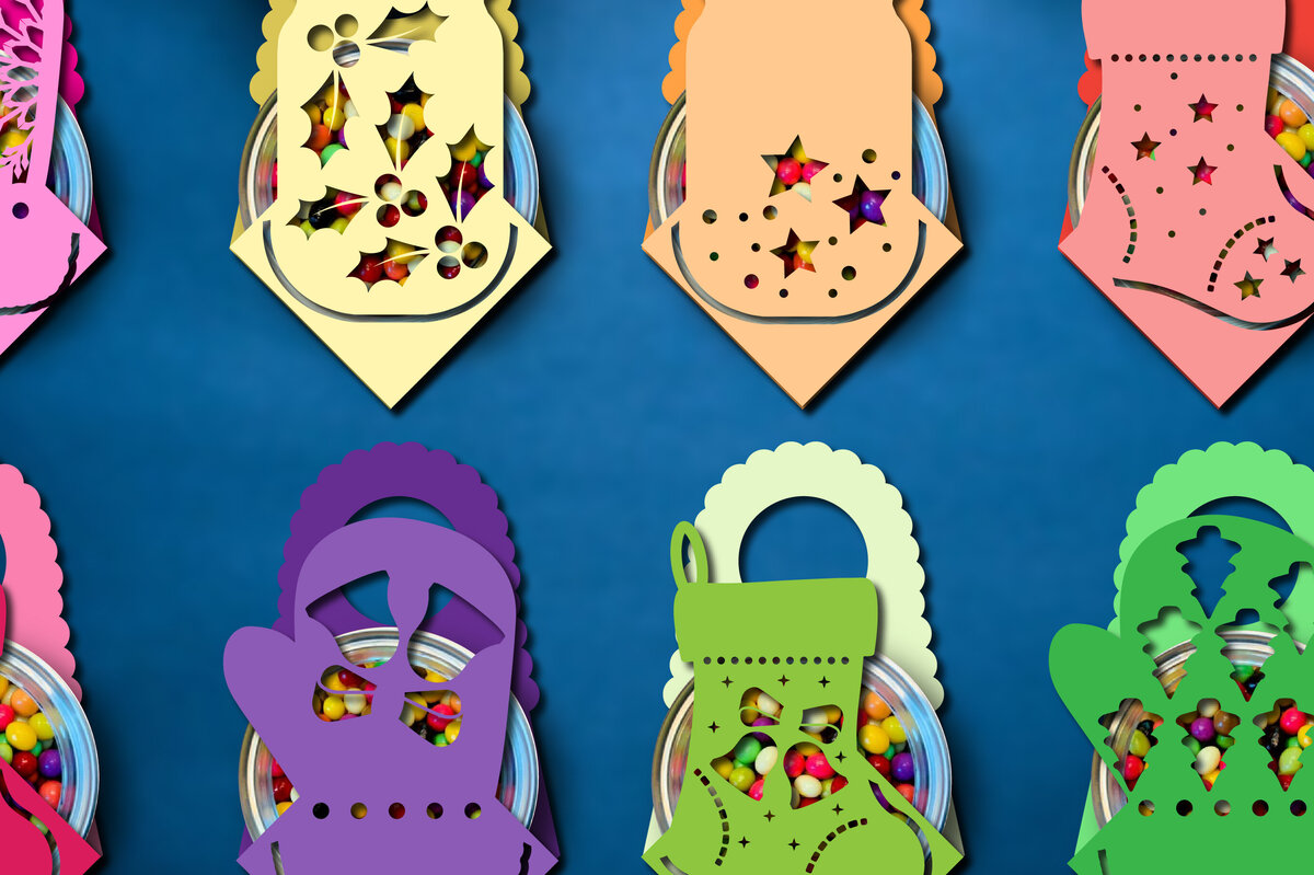 Intra απο ξύλο plywood 3mm-4mm πάχος – Μπουκάλι κρασιού Χριστουγεννιάτικες ετικέτες Πακέτο Δίασταση  20x20 cm INTRAFABR-81097544