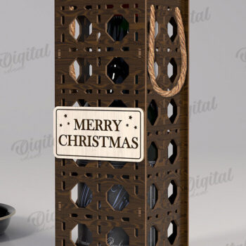 Intra απο ξύλο plywood 3mm-4mm πάχος – Κουτιά δώρου μπουκαλιών κρασιού Πακέτο κοπής με λέιζερ Δίασταση  20x20 cm INTRAFABR-123827130 - Image 11