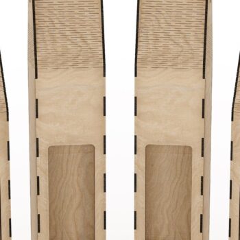 Intra απο ξύλο plywood 3mm-4mm πάχος – Μεταφορέας κουτιού κρασιού Δίασταση  20x20 cm INTRAFABR-36811877 - Image 1