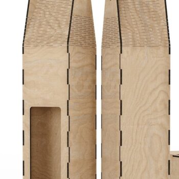 Intra απο ξύλο plywood 3mm-4mm πάχος – Μεταφορέας κουτιού κρασιού Δίασταση  20x20 cm INTRAFABR-36811877 - Image 4