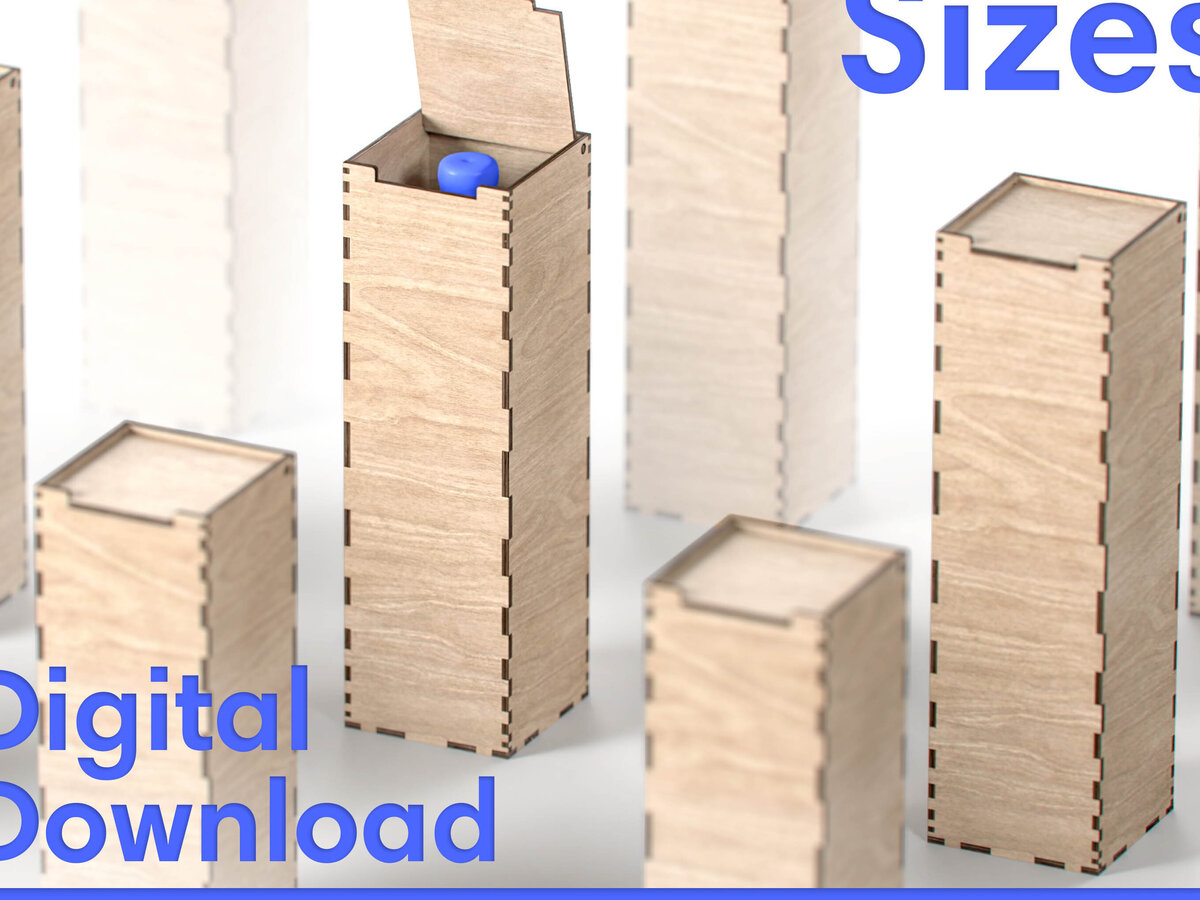 Intra απο ξύλο plywood 3mm-4mm πάχος – Δώρο Κουτί κρασιού - 9 διαφορετικά μεγέθη Δίασταση  20x20 cm INTRAFABR-96283567