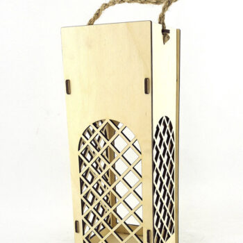 Intra απο ξύλο plywood 3mm-4mm πάχος – Κουτί κρασιού. Αρχείο κοπής με λέιζερ Δίασταση  20x20 cm INTRAFABR-82177713 - Image 5