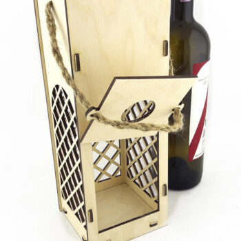 Intra απο ξύλο plywood 3mm-4mm πάχος – Κουτί κρασιού. Αρχείο κοπής με λέιζερ Δίασταση  20x20 cm INTRAFABR-82177713 - Image 7