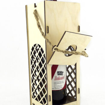 Intra απο ξύλο plywood 3mm-4mm πάχος – Κουτί κρασιού. Αρχείο κοπής με λέιζερ Δίασταση  20x20 cm INTRAFABR-82177713 - Image 8