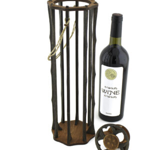 Intra απο ξύλο plywood 3mm-4mm πάχος – Αρχείο Λέιζερ Wine Box. Cdr, Dxf, Ai, Δίασταση  20x20 cm INTRAFABR-95171515