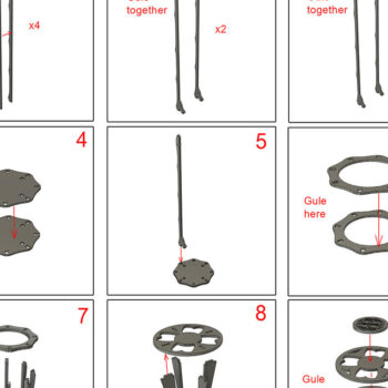 Intra απο ξύλο plywood 3mm-4mm πάχος – Αρχείο Λέιζερ Wine Box. Cdr, Dxf, Ai, Δίασταση  20x20 cm INTRAFABR-95171515 - Image 9