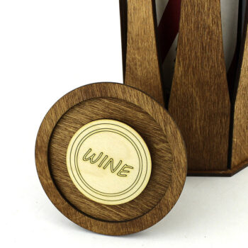 Intra απο ξύλο plywood 3mm-4mm πάχος – Κουτί κρασιού. Αρχείο λέιζερ Δίασταση  20x20 cm INTRAFABR-91360754 - Image 5