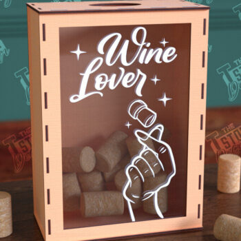 Intra απο ξύλο plywood 3mm-4mm πάχος – Πακέτο σχεδίασης με Wine Cork Box Δίασταση  20x20 cm INTRAFABR-99640990 - Image 10