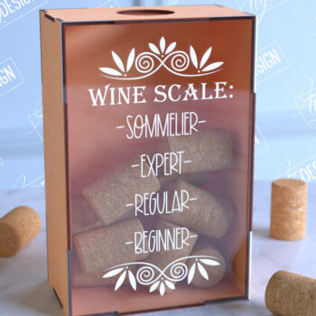 Intra απο ξύλο plywood 3mm-4mm πάχος – Πακέτο σχεδίασης με Wine Cork Box Δίασταση  20x20 cm INTRAFABR-99640865 - Image 8