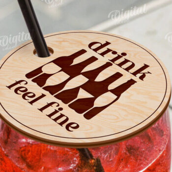 Intra απο ξύλο plywood 3mm-4mm πάχος – Κάλυμμα Wine Glass Design Cut Laser Δίασταση  40x30 cm INTRAFABR-111420218 - Image 1