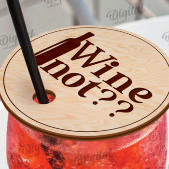 Intra απο ξύλο plywood 3mm-4mm πάχος – Καλύμματα ποτηριών κρασιού Δέσμη κοπής με λέιζερ Δίασταση  20x20 cm INTRAFABR-111421275 - Image 9