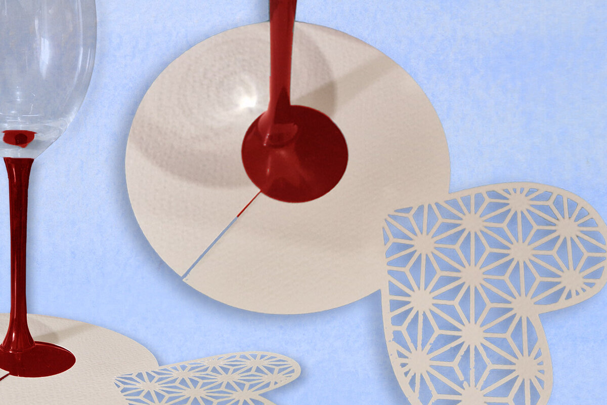 Intra απο ξύλο plywood 3mm-4mm πάχος – Ετικέτα ποτηριού κρασιού - Καρδιά Δίασταση  20x20 cm INTRAFABR-93932885