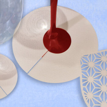 Intra απο ξύλο plywood 3mm-4mm πάχος – Ετικέτα ποτηριού κρασιού - Καρδιά Δίασταση  20x20 cm INTRAFABR-93932885 - Image 2