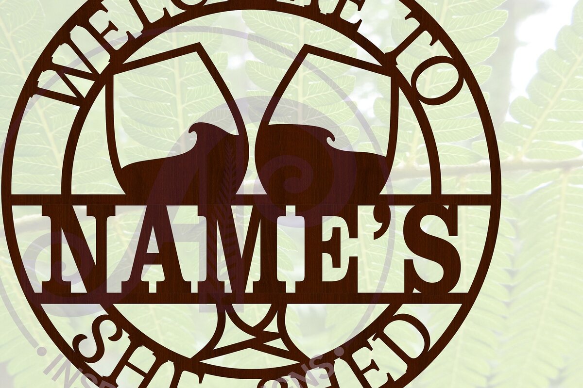 Intra απο ξύλο plywood 3mm-4mm πάχος – Ποτήρια κρασιού She Shed Δίασταση  20x20 cm INTRAFABR-67490140