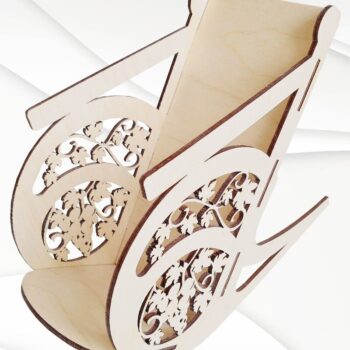 Intra απο ξύλο plywood 3mm-4mm πάχος – Wine Holder Chair Silhouette, Dxf De Δίασταση  20x20 cm INTRAFABR-62643715 - Image 5