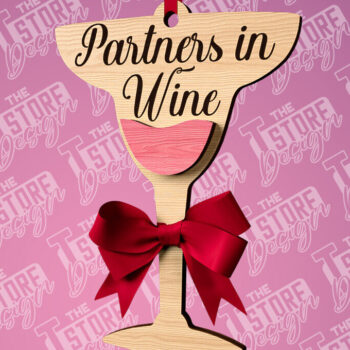 Intra απο ξύλο plywood 3mm-4mm πάχος – Στολίδι κρασιού | Δίασταση  20x20 cm INTRAFABR-84569919 - Image 1