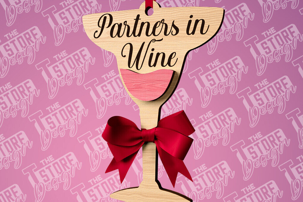 Intra απο ξύλο plywood 3mm-4mm πάχος – Στολίδι κρασιού | Δίασταση  20x20 cm INTRAFABR-84569919