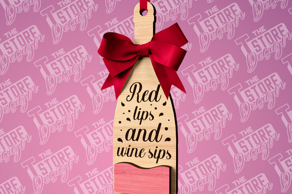 Intra απο ξύλο plywood 3mm-4mm πάχος – Στολίδι κρασιού | Δίασταση  20x20 cm INTRAFABR-84569949