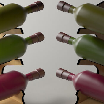 Intra απο ξύλο plywood 3mm-4mm πάχος – Πάγκος σχάρα κρασιού / θήκη κρασιού Δίασταση  20x20 cm INTRAFABR-48373913 - Image 1