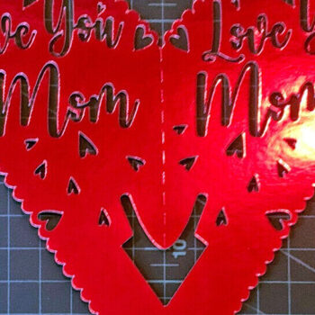 Intra απο ξύλο plywood 3mm-4mm πάχος – Πρότυπο για την Ημέρα της Μητέρας από Wineglass Topper Δίασταση  20x20 cm INTRAFABR-94776904 - Image 2