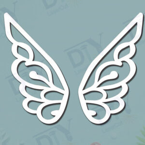 Intra απο ξύλο plywood 3mm-4mm πάχος – Πρότυπο Wings DIY #4 Δίασταση  20x20 cm INTRAFABR-125465142