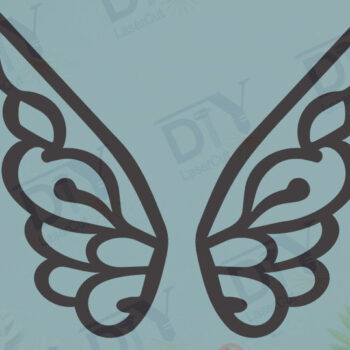 Intra απο ξύλο plywood 3mm-4mm πάχος – Πρότυπο Wings DIY #4 Δίασταση  20x20 cm INTRAFABR-125465142 - Image 3