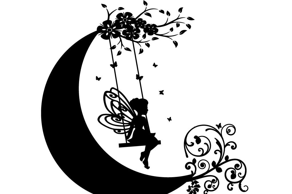 Intra απο ξύλο plywood 3mm-4mm πάχος – Wings Girl Swing Game Δίασταση  20x20 cm INTRAFABR-75741703