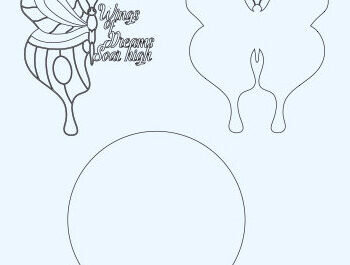 Intra απο ξύλο plywood 3mm-4mm πάχος – Wings of Dreams, Πετάξτε ψηλά στρογγυλό σημάδι Δίασταση  20x20 cm INTRAFABR-61032956 - Image 3