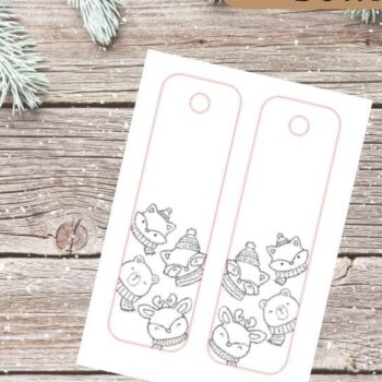 Intra απο ξύλο plywood 3mm-4mm πάχος – Αρχείο κομμένο με μακρύ σκουλαρίκι Winter Animal Δίασταση  5x5 cm INTRAFABR-49575884 - Image 2